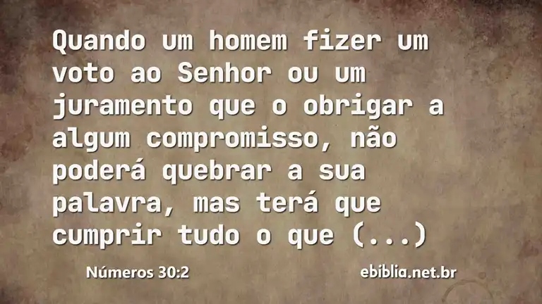 Números 30:2