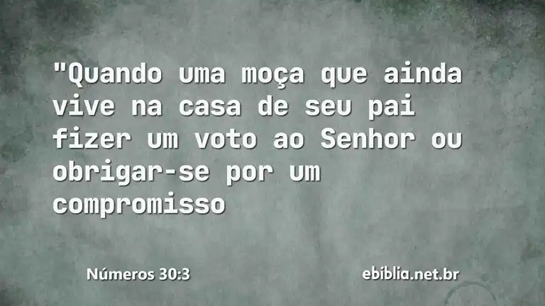 Números 30:3