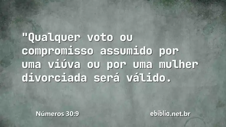 Números 30:9