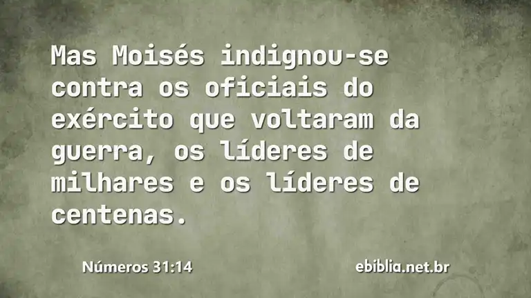 Números 31:14