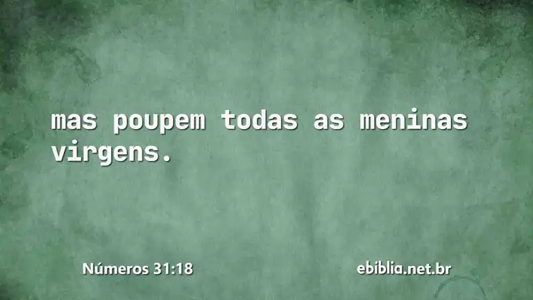 Números 31:18