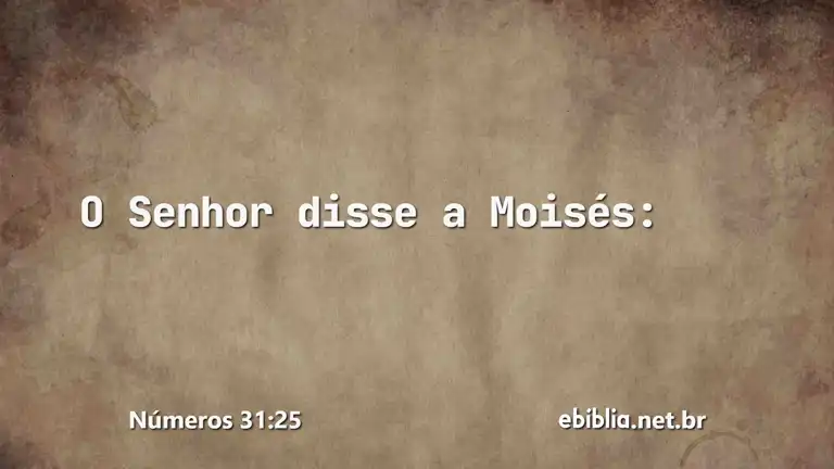 Números 31:25