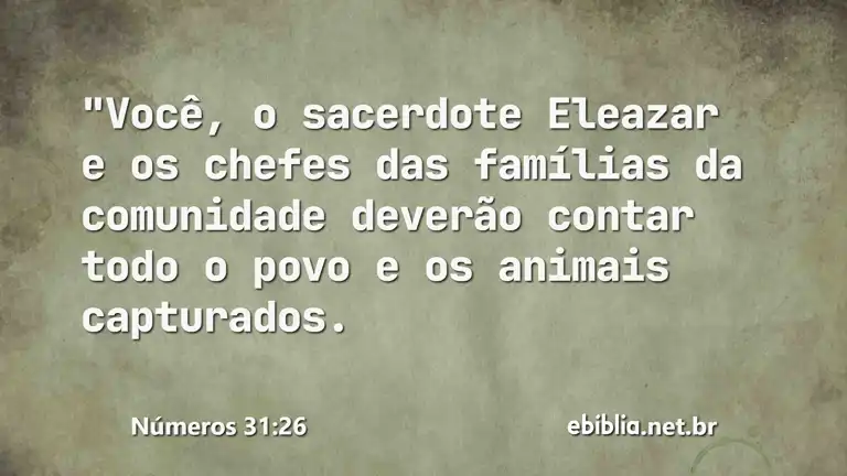 Números 31:26