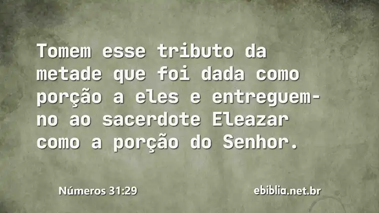 Números 31:29