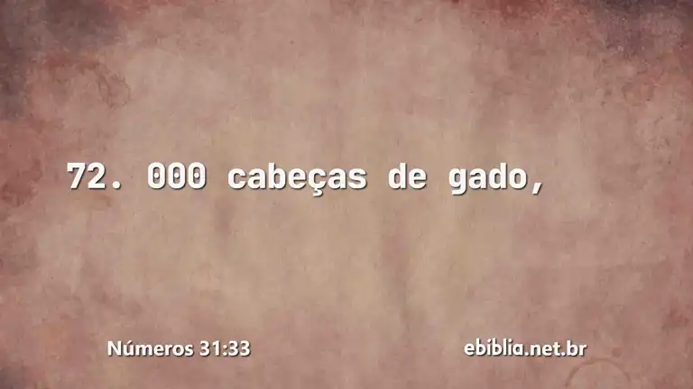 Números 31:33