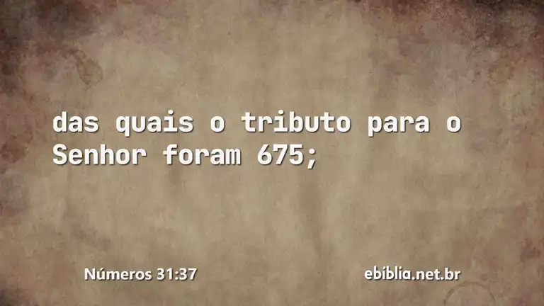 Números 31:37