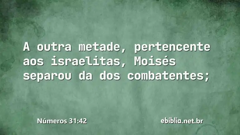 Números 31:42