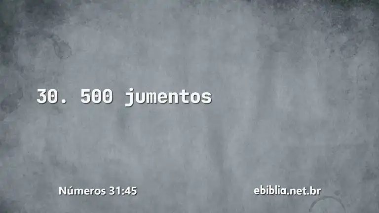 Números 31:45