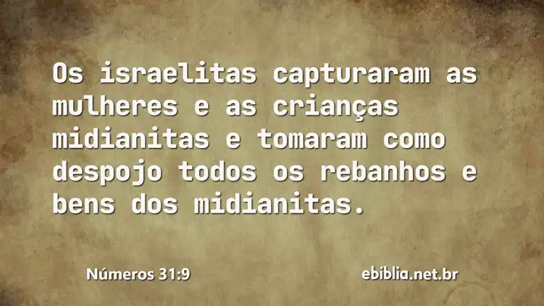 Números 31:9