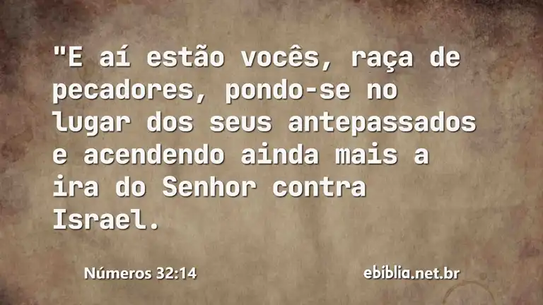 Números 32:14