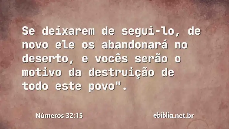 Números 32:15