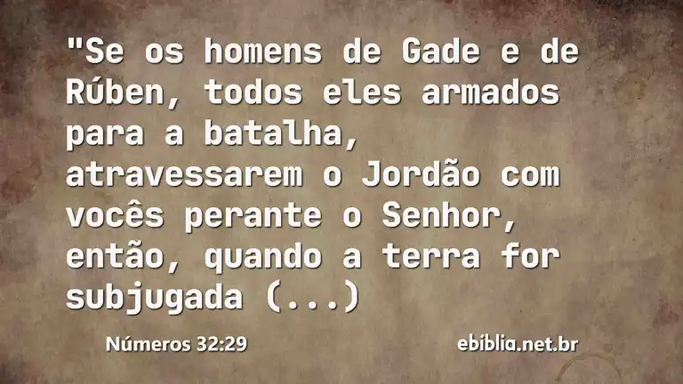 Números 32:29