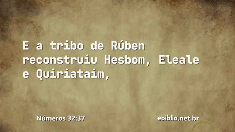 Números 32:37