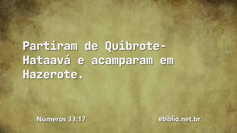 Números 33:17