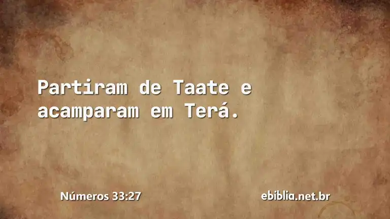 Números 33:27