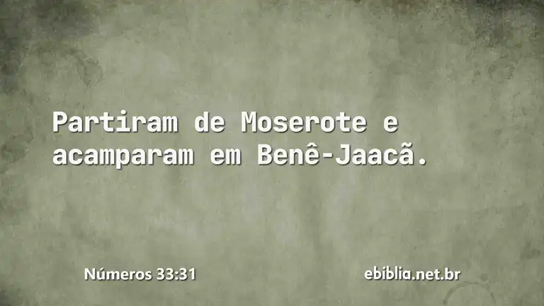 Números 33:31