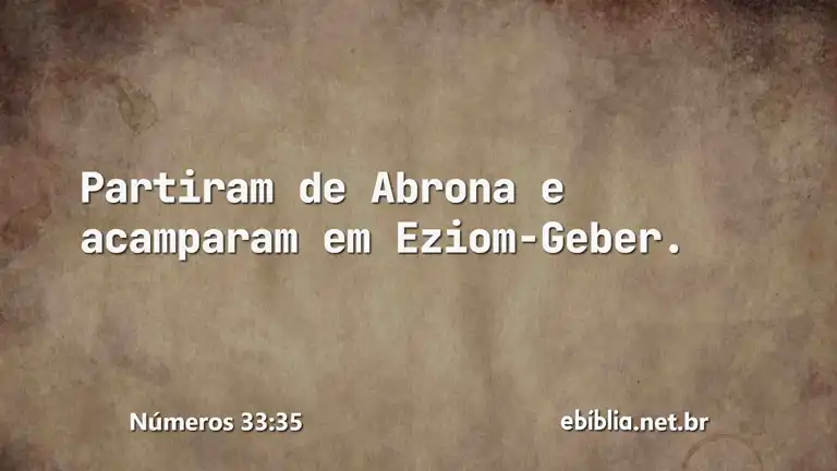 Números 33:35