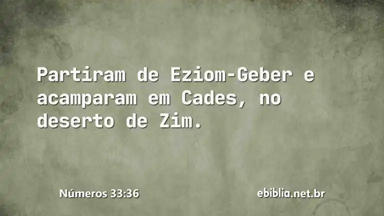 Números 33:36