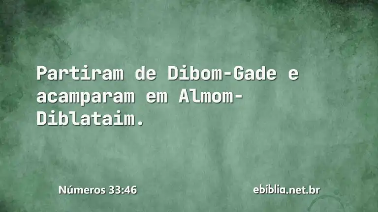 Números 33:46