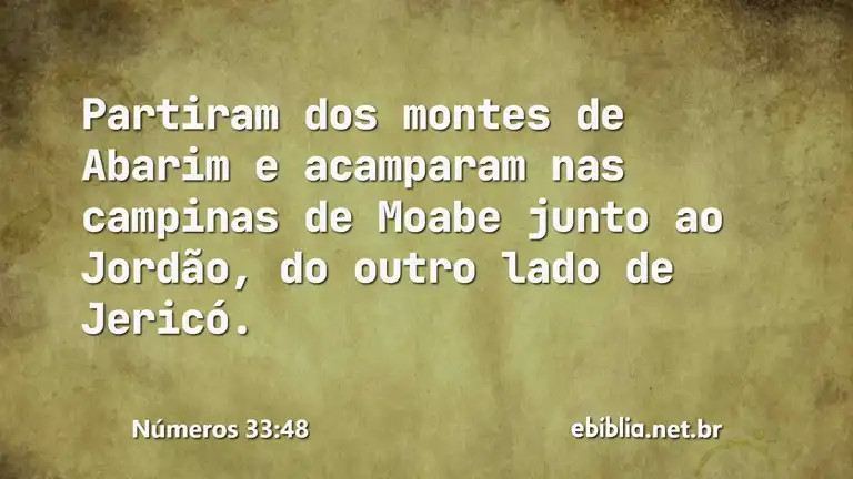 Números 33:48