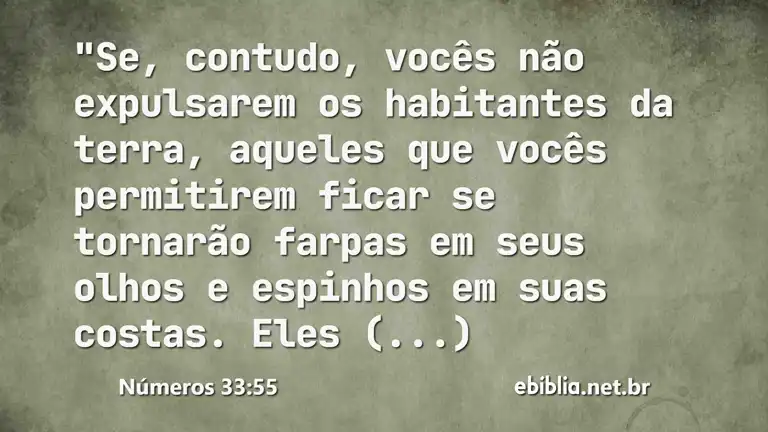 Números 33:55