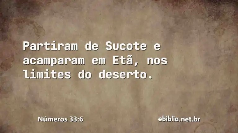 Números 33:6