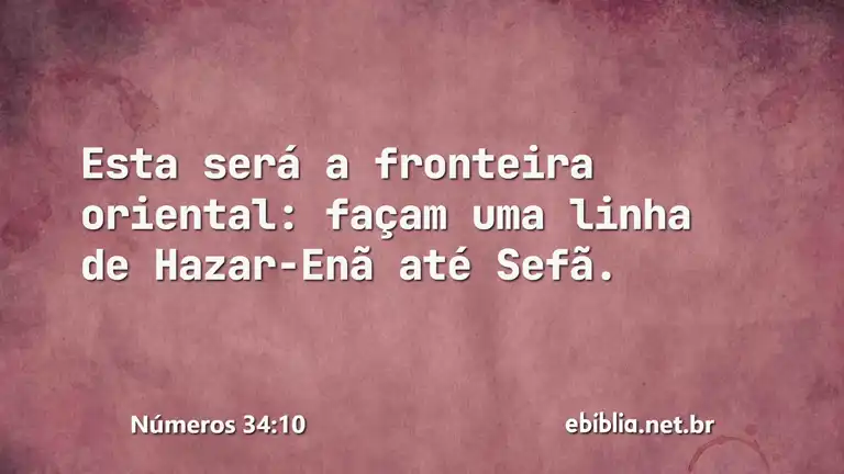 Números 34:10