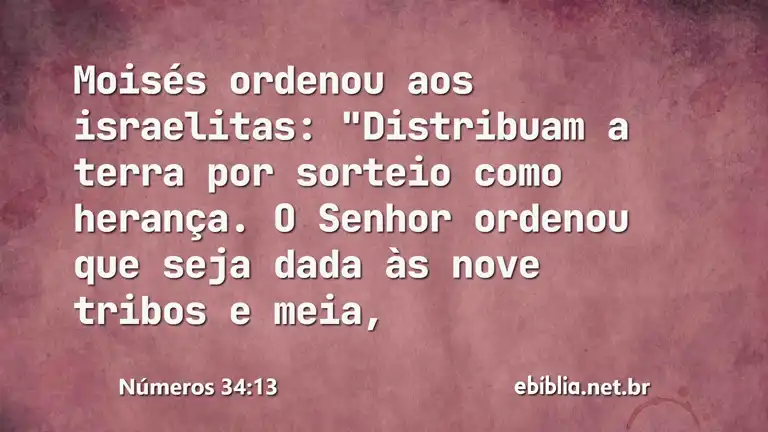 Números 34:13