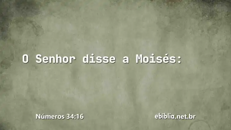 Números 34:16