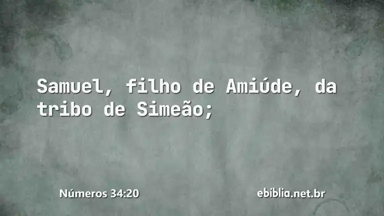 Números 34:20