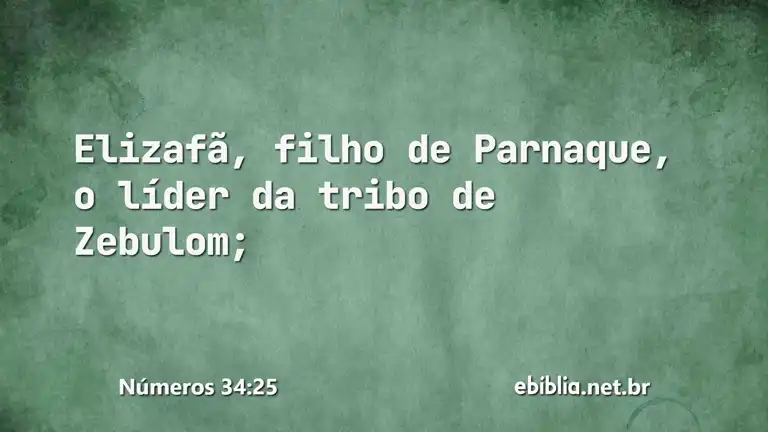 Números 34:25