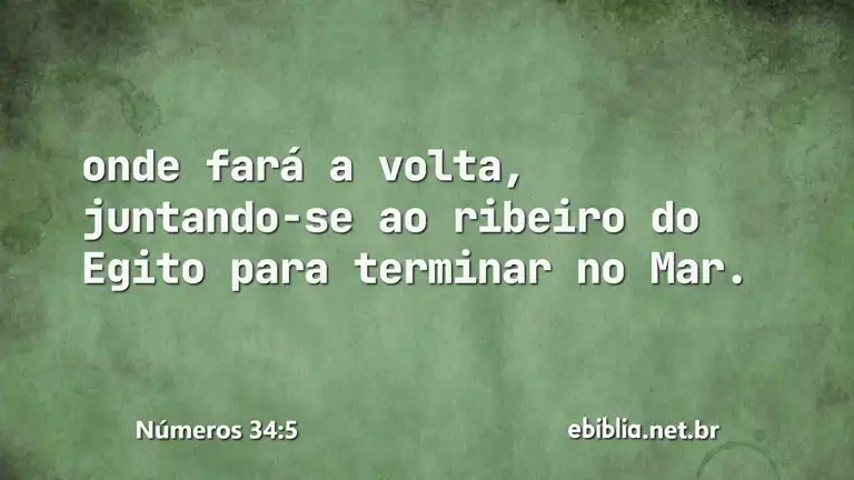 Números 34:5