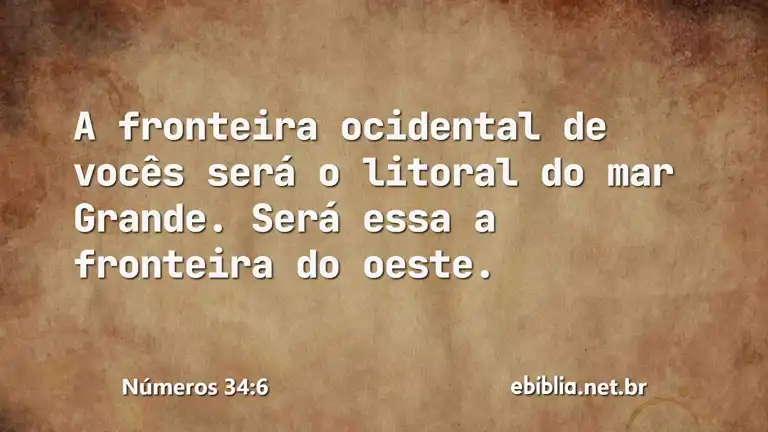 Números 34:6