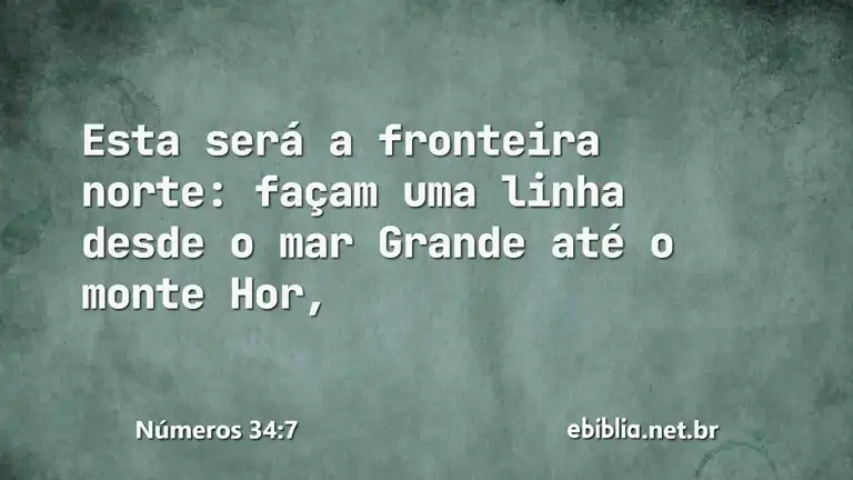 Números 34:7