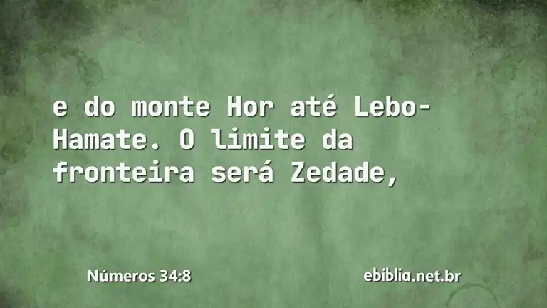 Números 34:8