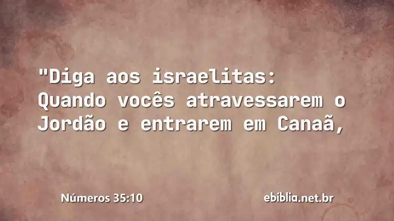 Números 35:10