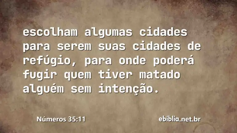 Números 35:11