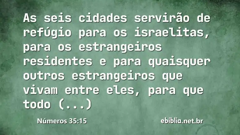 Números 35:15