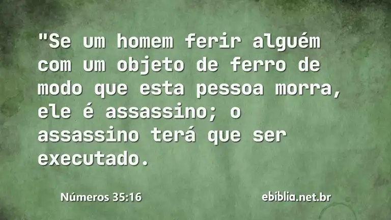 Números 35:16