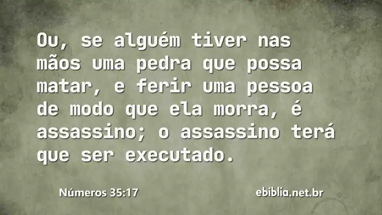 Números 35:17