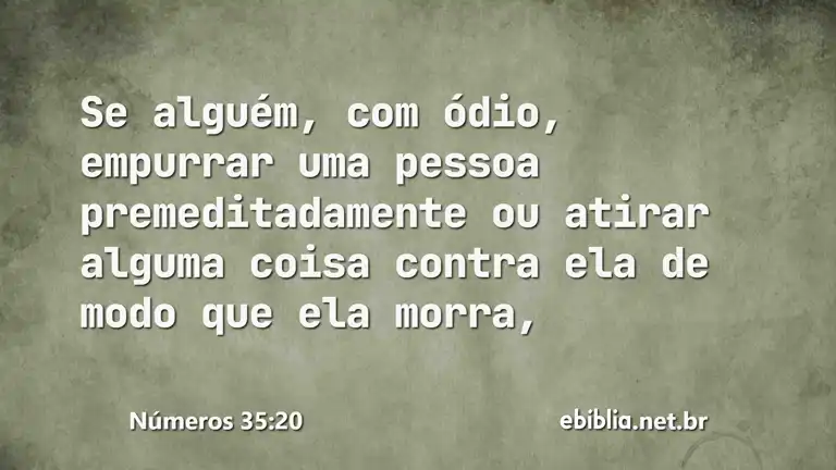 Números 35:20