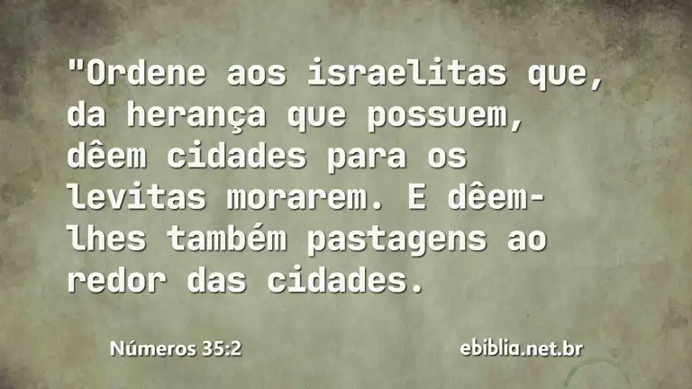 Números 35:2