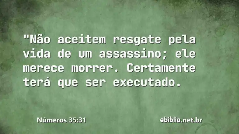 Números 35:31