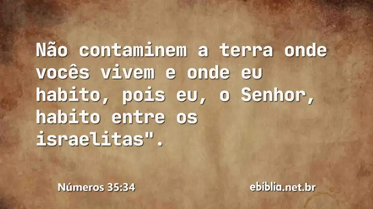 Números 35:34