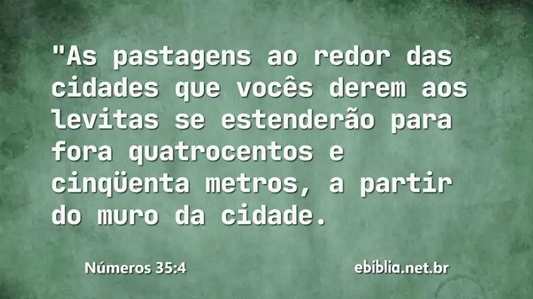 Números 35:4