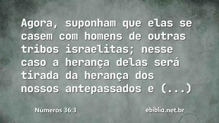 Números 36:3