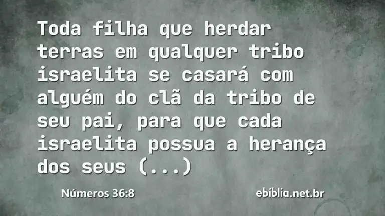 Números 36:8