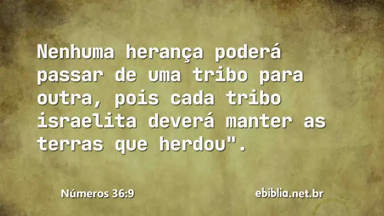 Números 36:9