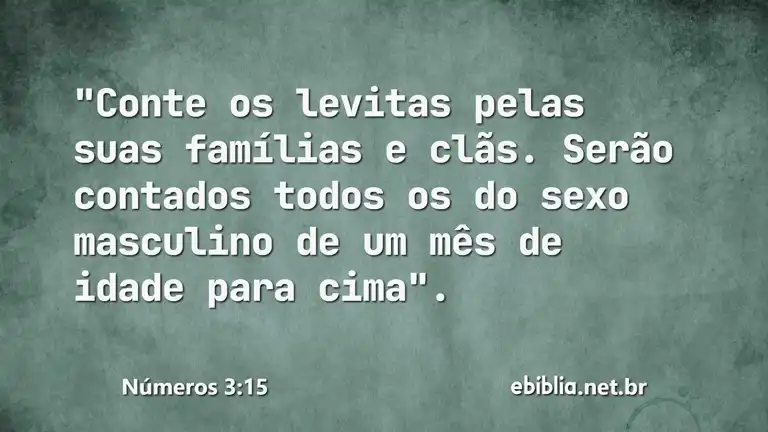 Números 3:15