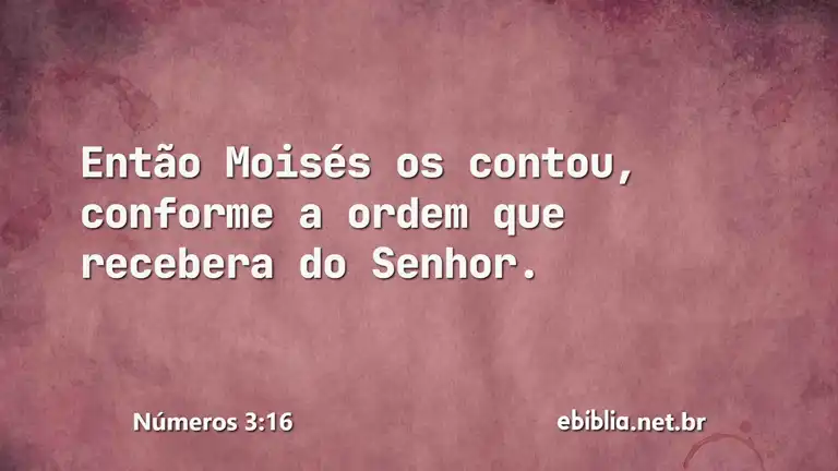 Números 3:16